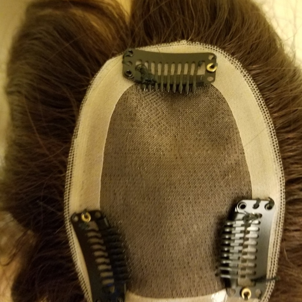 12″ Women’s Clip in Closure,Human Hair,3″X4.5" #4 - Picture 4 of 6